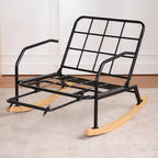 DOVEN - Rocking Chair Inclinable Corduroy Repose-pieds - Fauteuil à Bascule 4 Positions