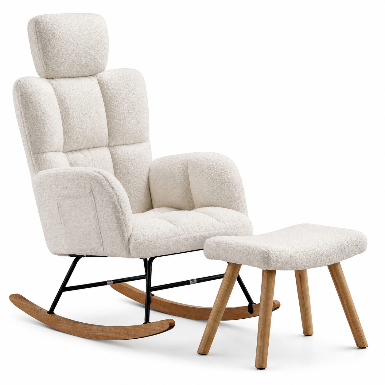 Rocking Chair Teddy Confortable  — Havel