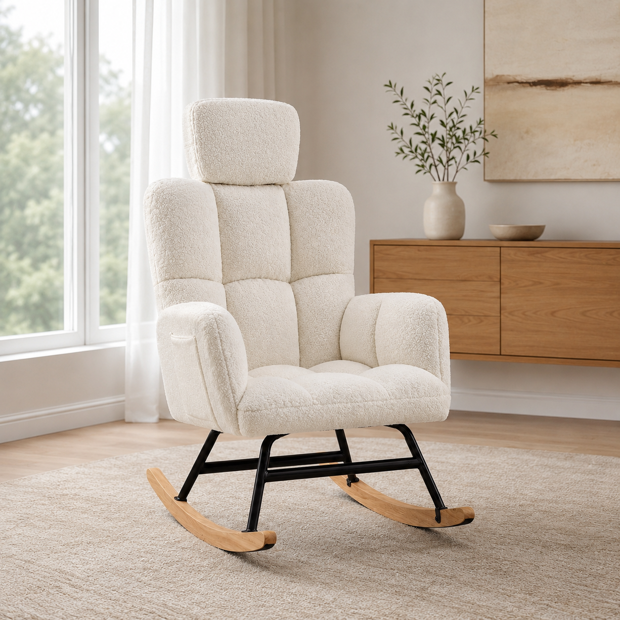 Rocking Chair Teddy Confortable  — Havel