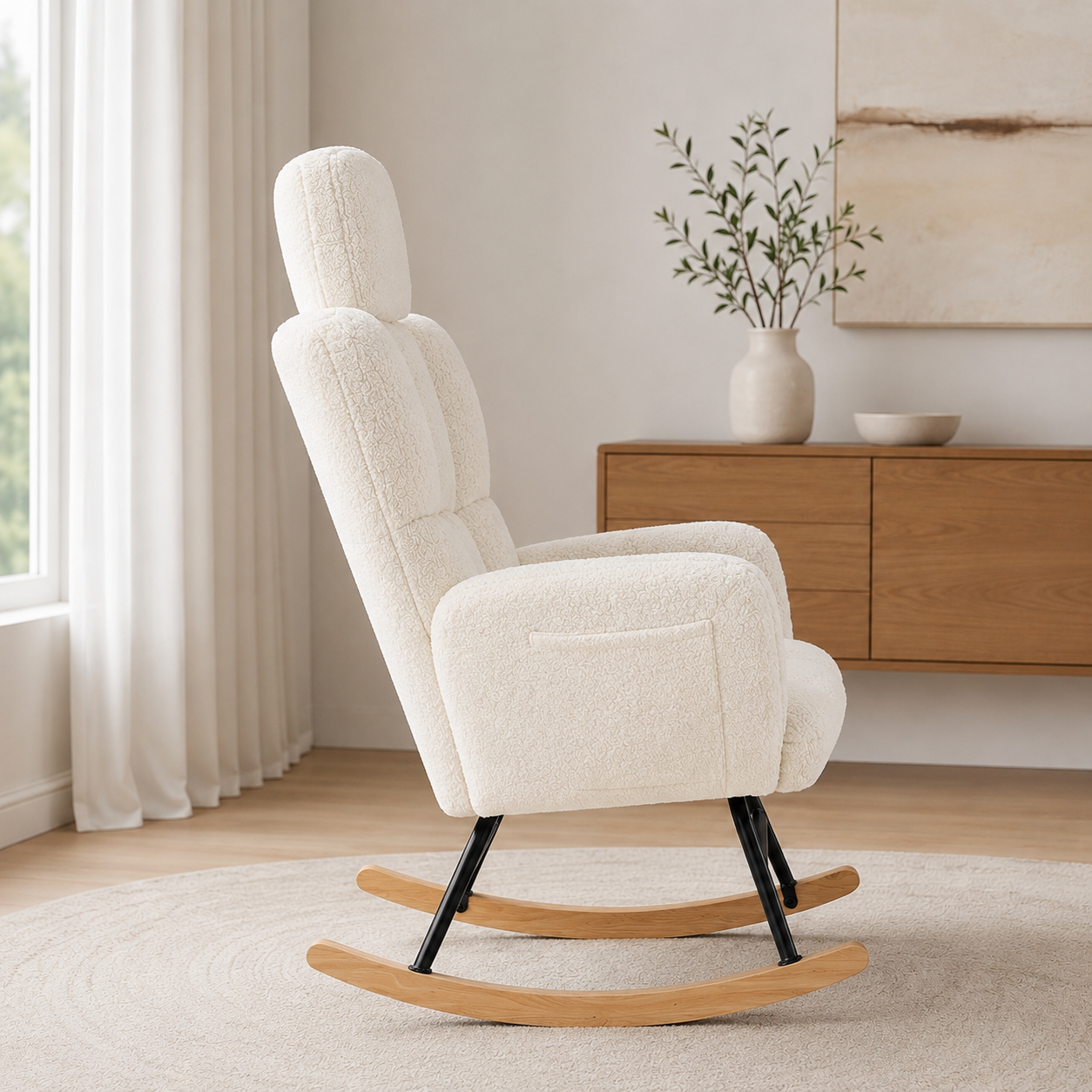 Rocking Chair Teddy Confortable  — Havel