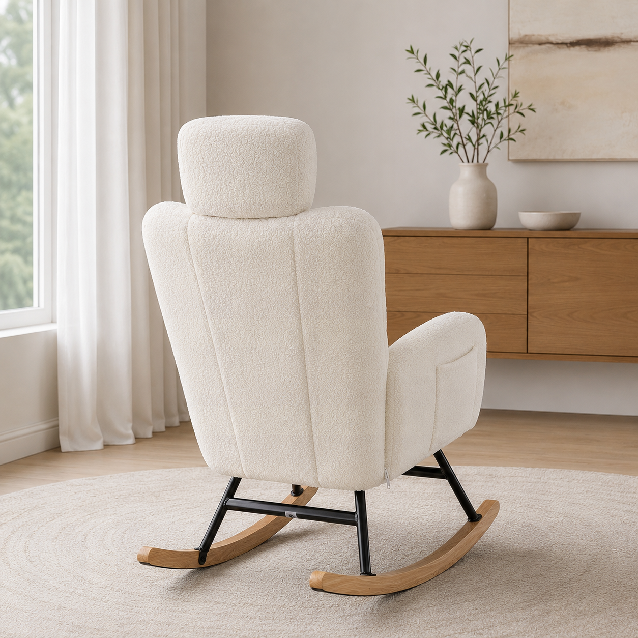 Rocking Chair Teddy Confortable  — Havel