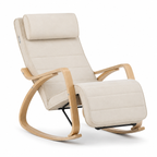 Fauteuil à bascule moderne beige — Alramo Nova