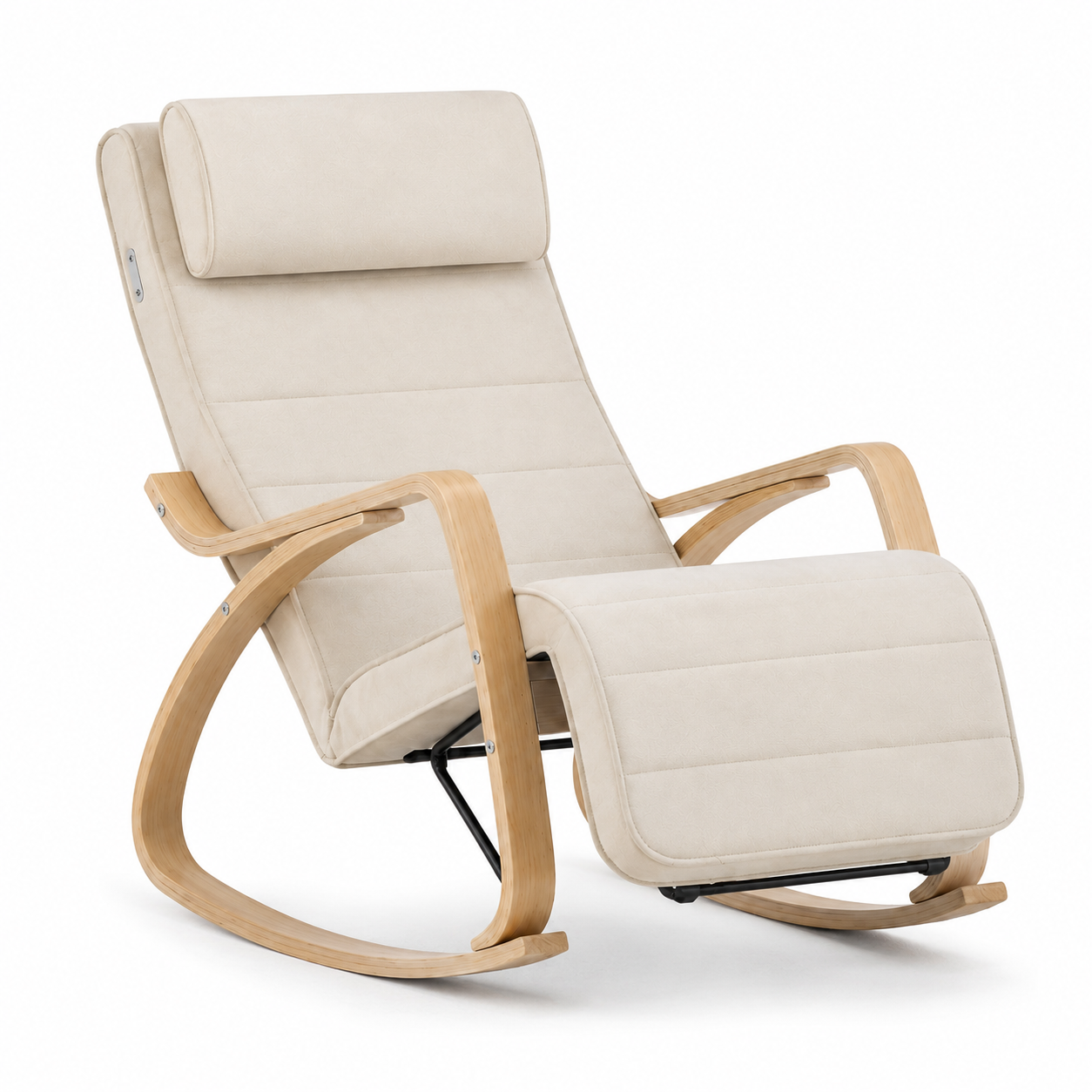 Fauteuil à bascule moderne beige — Alramo Nova