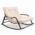 Rocking Chair 2 places & coussin rembourré - Nuvia